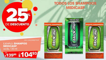 DelSol MEDICASP SHAMPOO verde, 130ml oferta