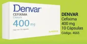 DENVAR Cefixima 10 Cápsulas