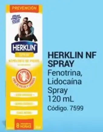 Farmacias Bazar HERKLIN NF SPRAY Fenotrina, Lidocaína Spray 120 mL oferta