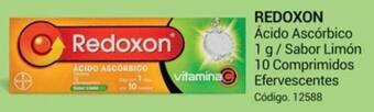 Farmacias Bazar REDOXON Ácido Ascórbico 1 g/Sabor Limón 10 Comprimidos Efervescentes oferta