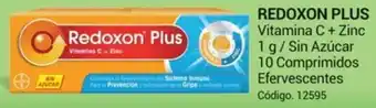Farmacias Bazar REDOXON PLUS Vitamina C + Zinc 1 g/Sin Azúcar oferta