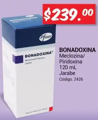 Farmacias Bazar BONADOXINA Meclozina Piridoxina 120ml Jarabe oferta