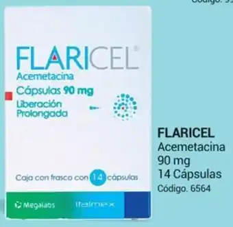 Farmacias Bazar FLARICEL Acemetacina 90 mg 14 Cápsulas oferta