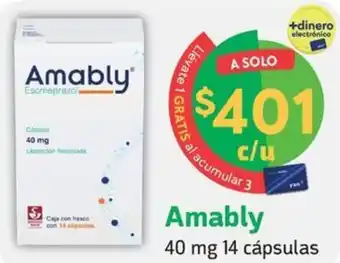 Farmacias YZA Amably 40 mg 14 cápsulas oferta