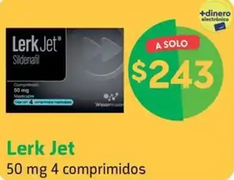 Farmacias YZA Lerk Jet 50 mg 4 comprimidos oferta