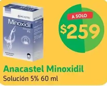 Farmacias YZA Anacastel Minoxidil Solución 5% 60 ml oferta