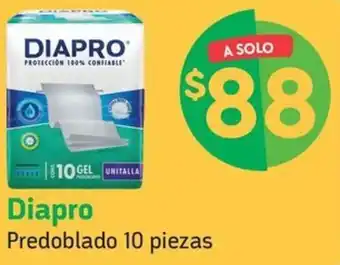 Farmacias YZA Diapro Predoblado 10 piezas oferta