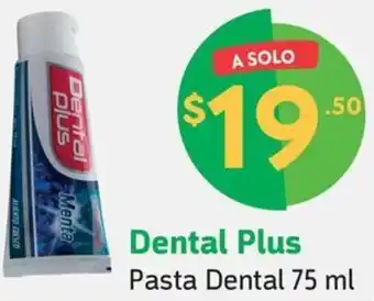 Farmacias YZA Dental Plus Pasta Dental 75 ml oferta