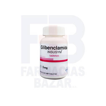 Farmacias Bazar Insusym 5mg 100 tabletas ultra oferta