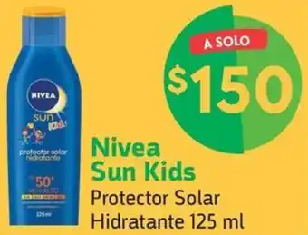Farmacias YZA Nivea Sun Kids Protector Solar Hidratante 125 ml oferta