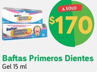 Farmacias YZA Baftas Primeros Dientes Gel 15 ml oferta