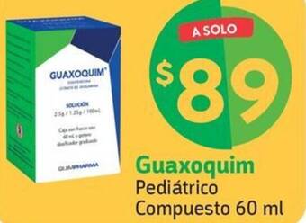 Farmacias YZA Guaxoquim Pediátrico Compuesto 60 ml oferta