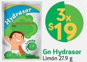 Farmacias YZA Gn Hydrasor Limón 3x27.9g oferta