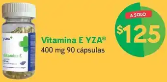 Farmacias YZA Vitamina E YZA 400 mg 90 cápsulas oferta