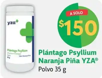 Farmacias YZA Plántago Psyllium Naranja Piña YZA Polvo 35 g oferta