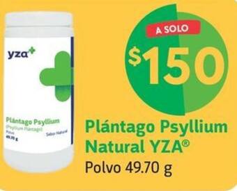 Farmacias YZA Plántago Psyllium Natural YZA  Polvo 49.70 g oferta