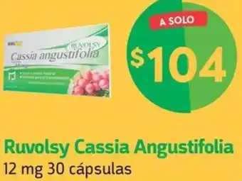 Farmacias YZA Ruvolsy Cassia Angustifolia 12 mg 30 cápsulas oferta