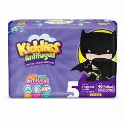 Farmacias YZA Pañal kiddies antifugas talla 5 x grande 40 pañales oferta