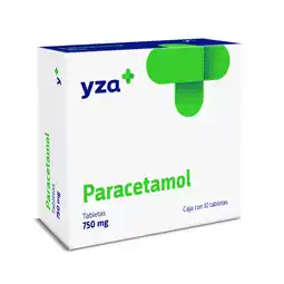Farmacias YZA Yza paracetamol 750mg 10 tabs oferta