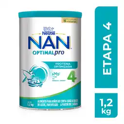 Farmacias YZA Nan 4 optimal pro fórmula infantil a partir de 2 años 1.2kg oferta