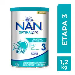 Farmacias YZA Nan 3 optimal pro fórmula infantil 1 a 2 años 1.2kg oferta