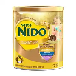 Farmacias YZA Nido excella gold alimento para niños de corta edad 1.6kg oferta