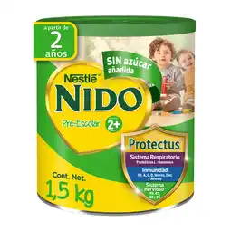 Farmacias YZA Nido pre escolar 2+ alimento para niños de corta edad 1.5kg oferta