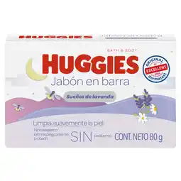 Farmacias YZA Jabón huggies en barra relajante 80 g oferta