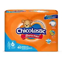 Farmacias YZA Pañal chicolastic talla 6 xx grande 40 pañales oferta