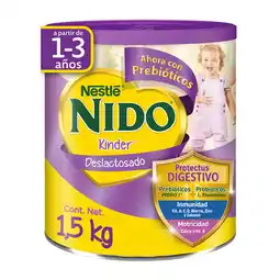 Farmacias YZA Nido kinder 1+ alimento para niños de corta edad deslactosado 1.5kg oferta