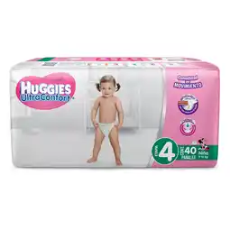 Farmacias YZA Pañales huggies ultraconfort etapa 4 niña 40 unidades oferta