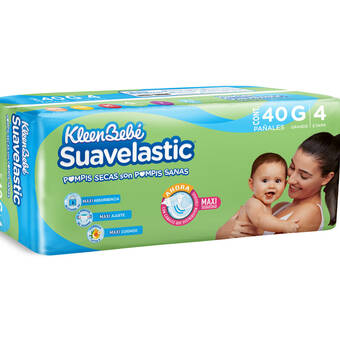 Farmacias YZA Suavelastic max grande kleenbebe 40 sbs oferta