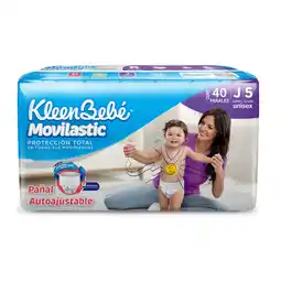 Farmacias YZA Kleenbebé movilastic etapa 5 xumbo 40 unidades oferta