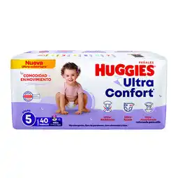 Farmacias YZA Pañales huggies ultraconfort etapa 5 niña 40 unidades oferta
