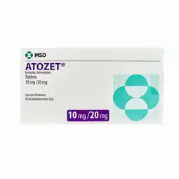 Farmacias YZA Atozet 10mg/20mg 30 tabs oferta