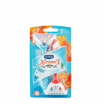 Farmacias YZA Schick rastrillo fem xtreme3 4 pzas oferta