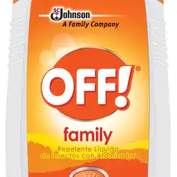Farmacias YZA Off! family repelente líquido insectos atomizador 177ml oferta