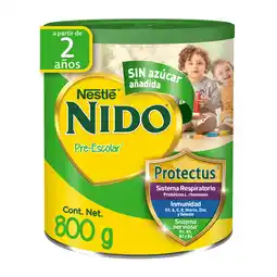 Farmacias YZA Nido pre escolar 2+ alimento para niños de corta edad 800g oferta