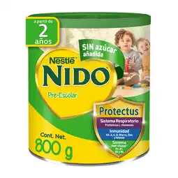 Farmacias YZA Nido pre escolar 2+ alimento para niños de corta edad 800g oferta