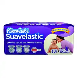 Farmacias YZA Pañal suavelastic max extra jumbo kleenbebe 40 sbs oferta