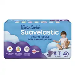 Farmacias YZA Pañal suavelastic max extra jumbo kleenbebe 40 sbs oferta