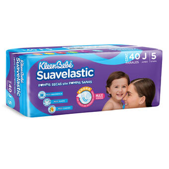 Farmacias YZA Pañal suavelastic max extra jumbo kleenbebe 40 sbs oferta