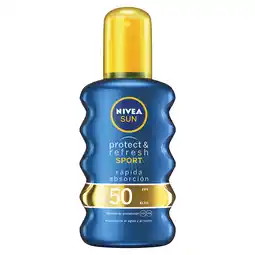 Farmacias YZA Nivea sun protector solar corporal protect & refresh sport fps50 200 ml oferta