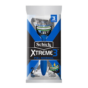 Farmacias YZA Schick rastrillo xtreme3 2 pzas oferta