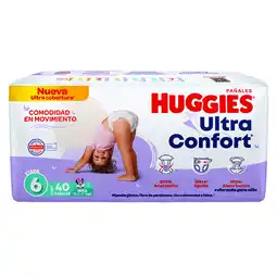 Farmacias YZA Pañales huggies ultraconfort etapa 6 niña 40 unidades oferta