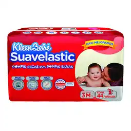 Farmacias YZA Kleenbebe suavelastic mediano max 40 sbs oferta