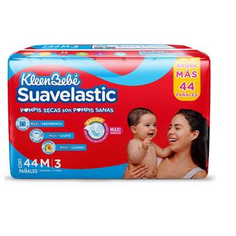 Farmacias YZA Kleenbebe suavelastic mediano max 40 sbs oferta
