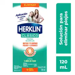 Farmacias YZA Herklin anti piojos y liendres shampoo 120ml oferta