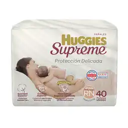 Farmacias YZA Huggies supreme recién nacido p 40 unidades oferta