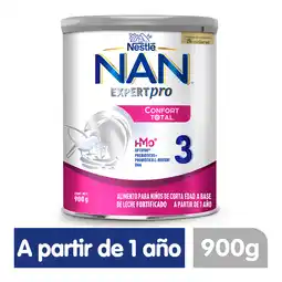 Farmacias YZA Nan confort total fórmula infantil etapa 3 900g oferta